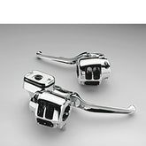 Custom Chrome 11/16" Complete Control Kit Fit For Harley Dual Disc Models 96-06